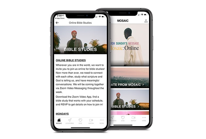 mosaic church app